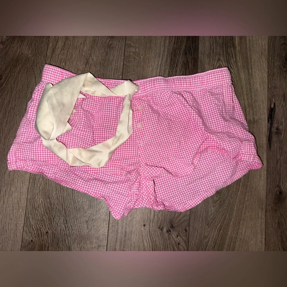 PINK Victoria's Secret Pink Checkered Athletic Shorts - Picture 3 of 5